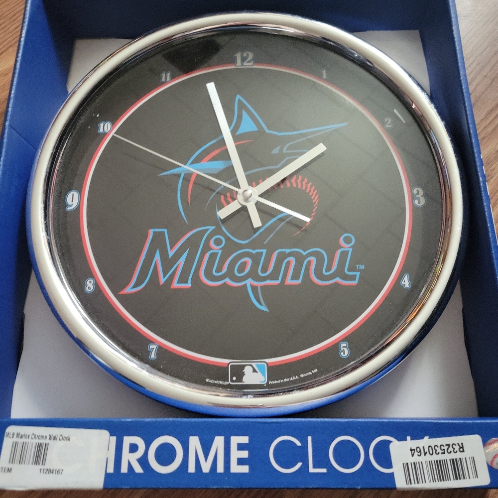 Miami marlins clock